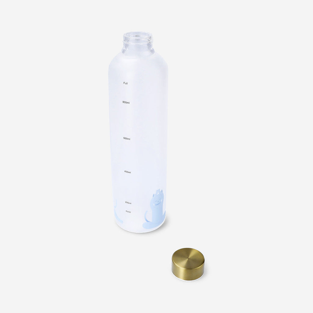 Drinking bottle with frosted glass - 1 L