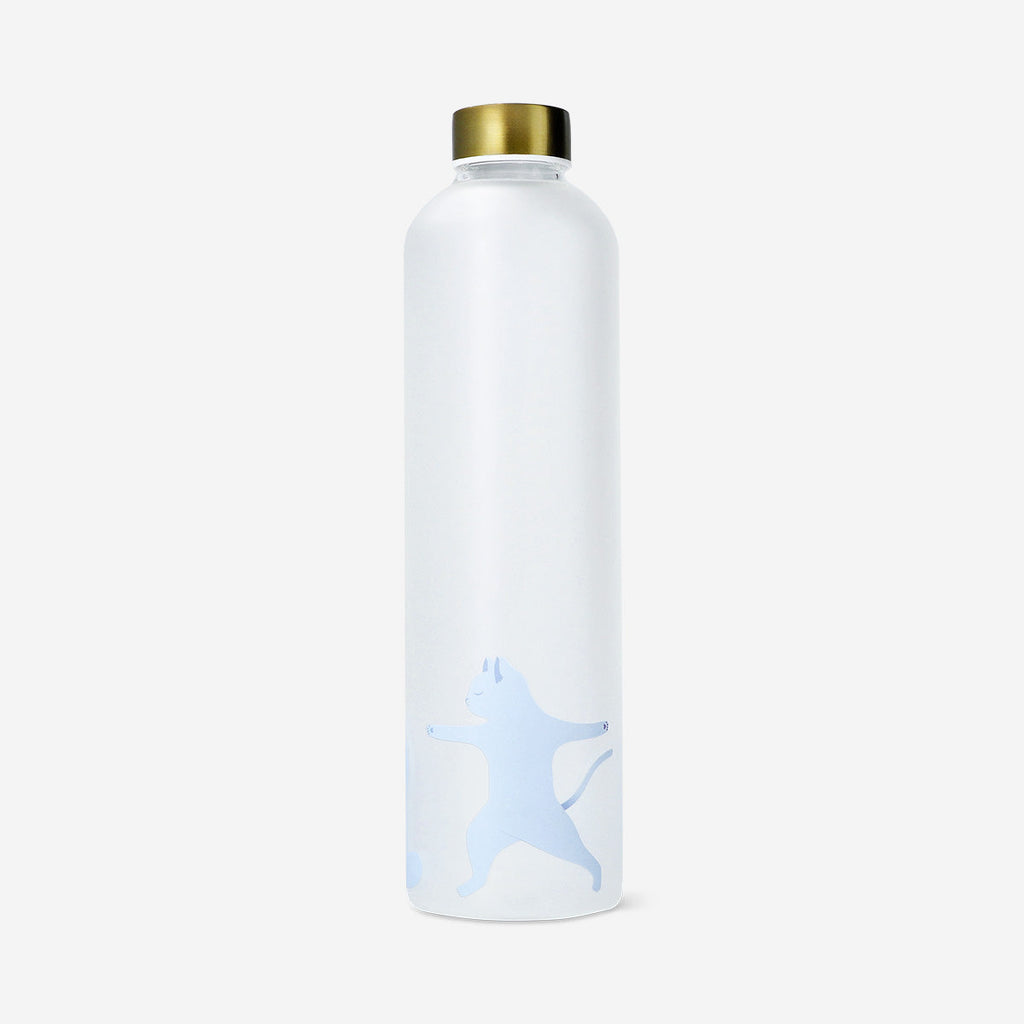 Drinking bottle with frosted glass - 1 L