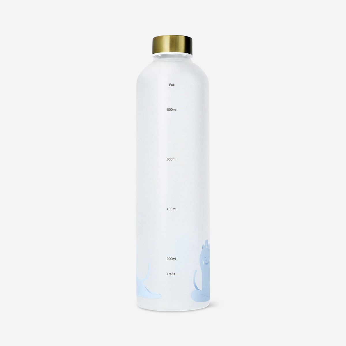 Drinking bottle with frosted glass - 1 L