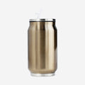 Mug shaped as can with straw - 280 ml