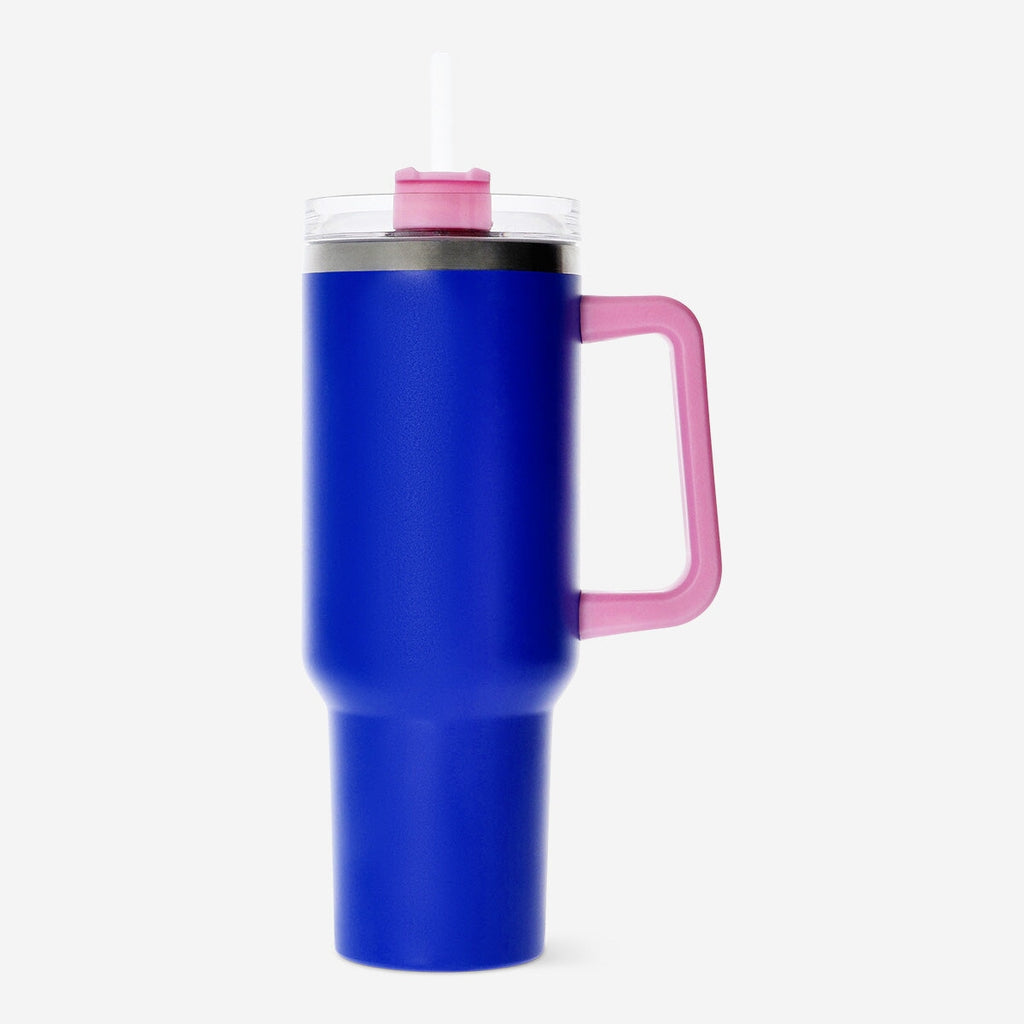 Tumbler with lid and straw. 1.2 L