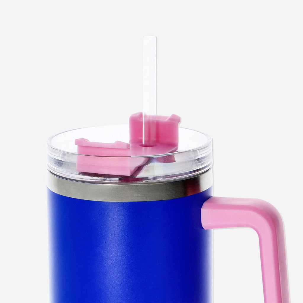 Tumbler with lid and straw. 1.2 L