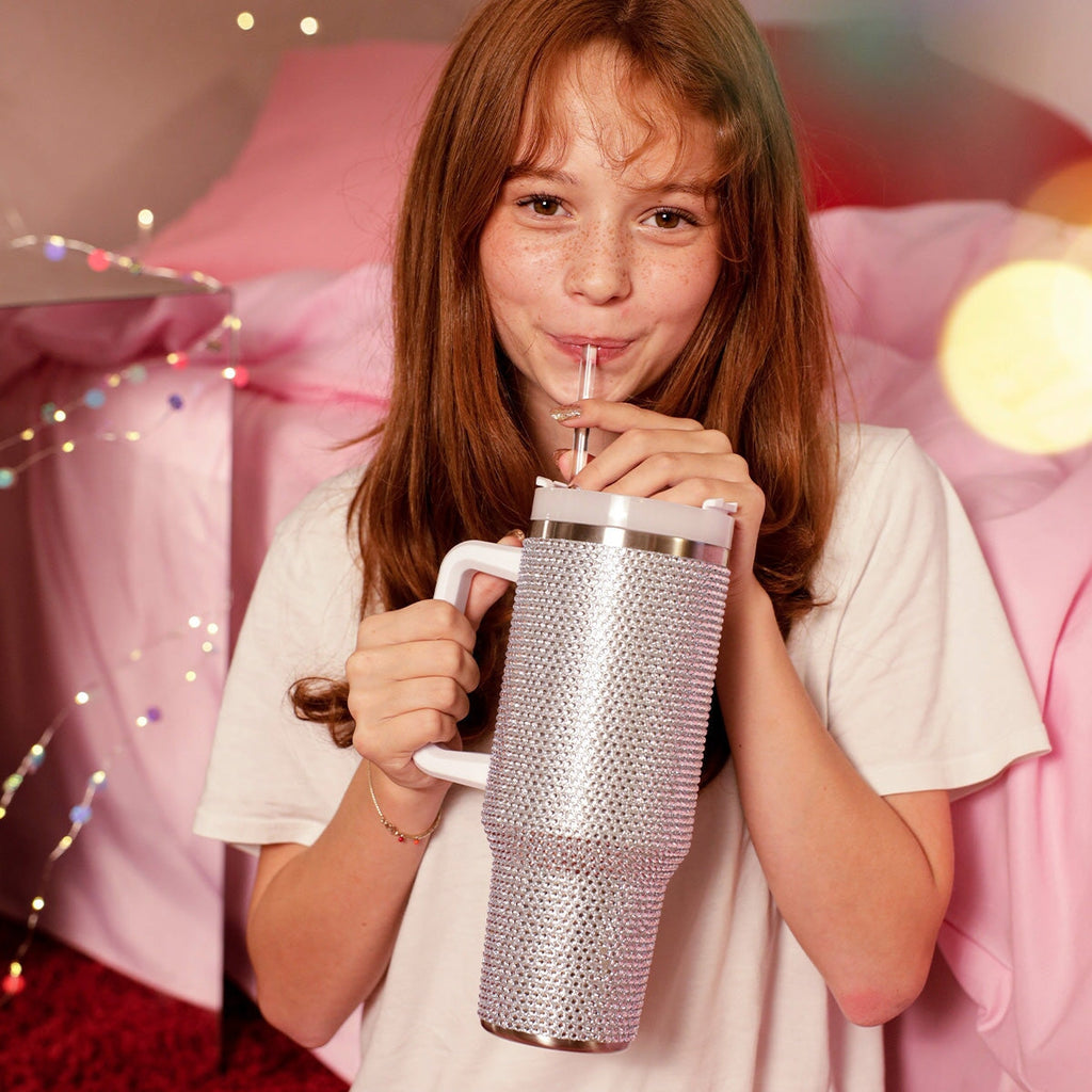 Tumbler with sparkling stones - 1200 ml